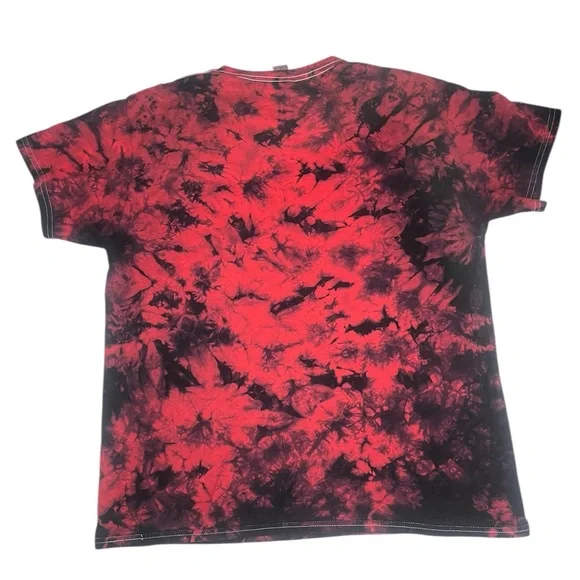 Men's RIVERS OF NIHIL 'Episode' T-Shirt Red & Black Tie Dye Tee Size Large - Picture 3 of 6
